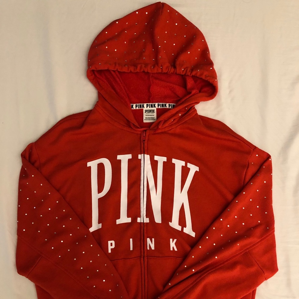 Pink Zip Up Jacket Size XS